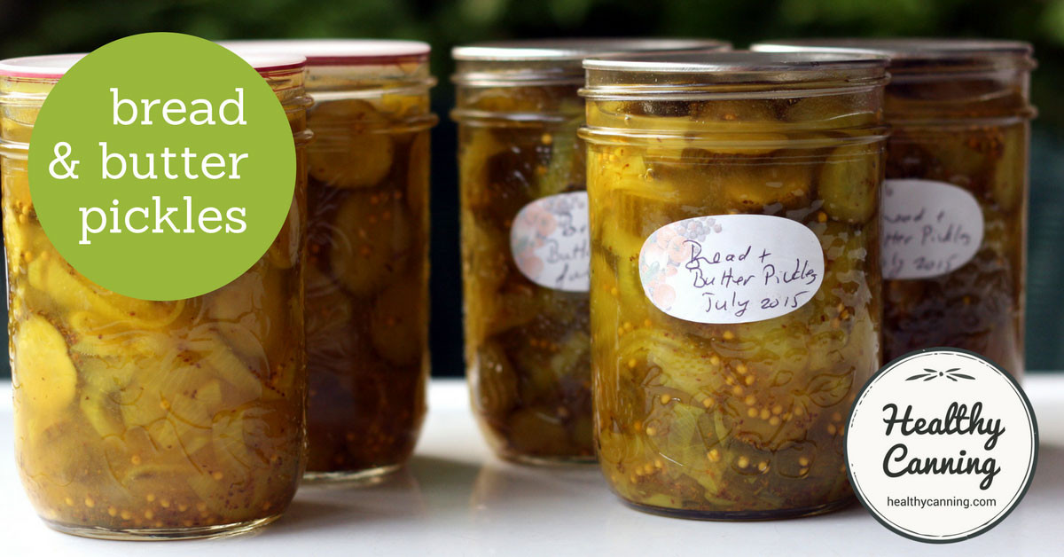 Bread And Butter Pickles Recipe No Canning
 Bread and butter pickles Healthy Canning