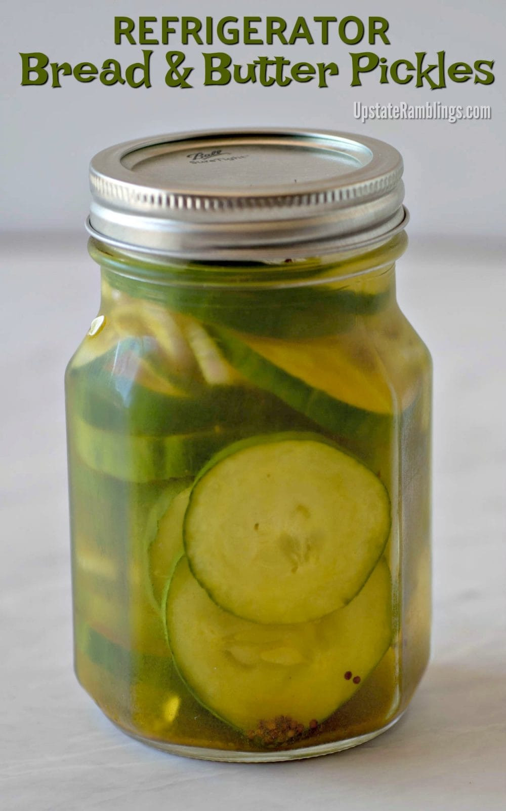 Bread And Butter Pickles Recipe No Canning
 Refrigerator Bread and Butter Pickles Upstate Ramblings
