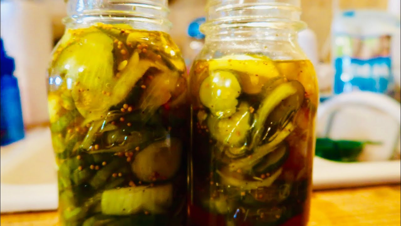 Bread And Butter Pickles Recipe No Canning
 Bread and Butter REFRIGERATOR Pickles