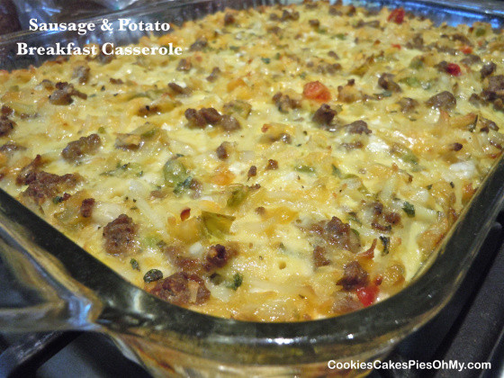 Breakfast Casserole With Potatoes Sausage Eggs And Cheese
 Sausage & Potato Breakfast Casserole