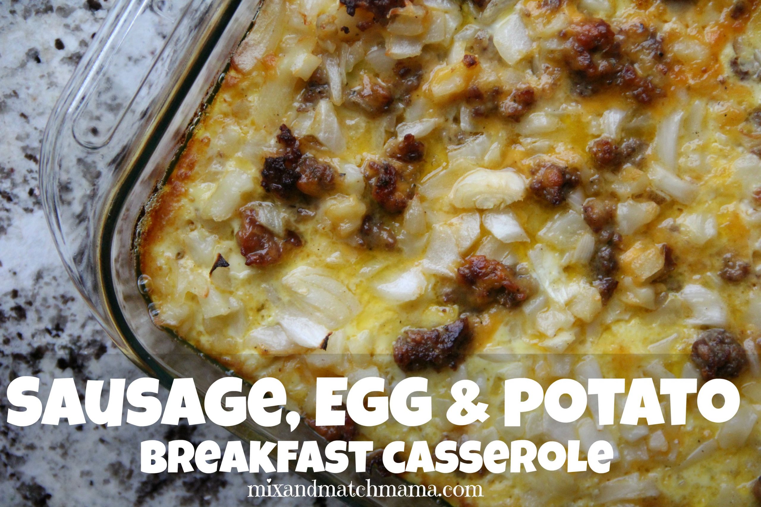 Breakfast Casserole With Potatoes Sausage Eggs And Cheese
 Sausage Egg & Potato Breakfast Casserole Recipe