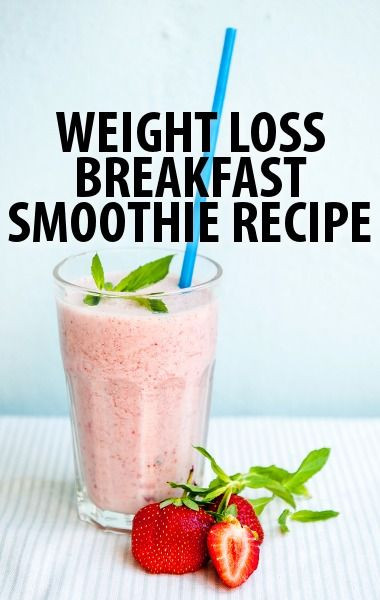 Breakfast Smoothie Recipe
 Dr Oz Two Week Rapid Weight Loss Diet & Breakfast Smoothie