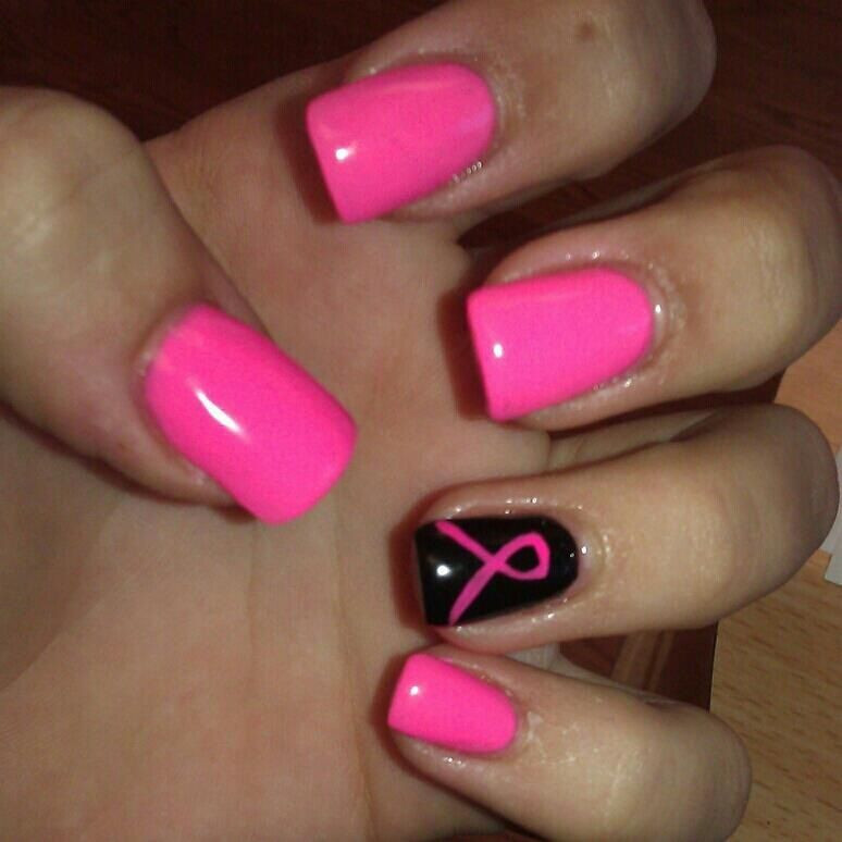 Breast Cancer Awareness Nail Designs
 Brest cancer awareness Aunt B s Breast Cancer