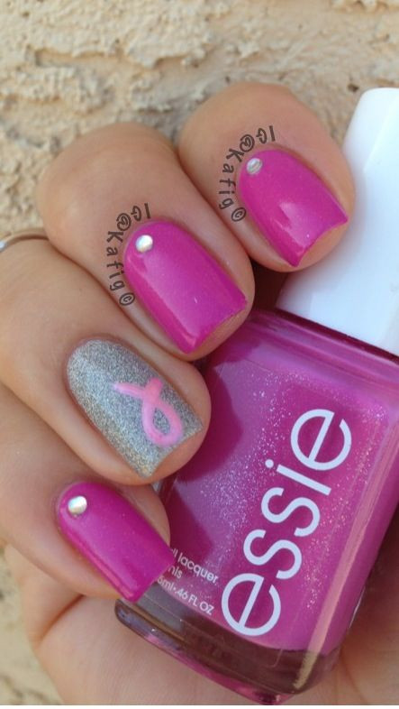 Breast Cancer Awareness Nail Designs
 113 best images about Breast Cancer Awareness Nail Design