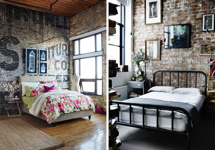 Brick Wallpaper Bedroom
 SOFT INDUSTRIAL CHIC WITH BRICK EFFECT WALLPAPER Lobster