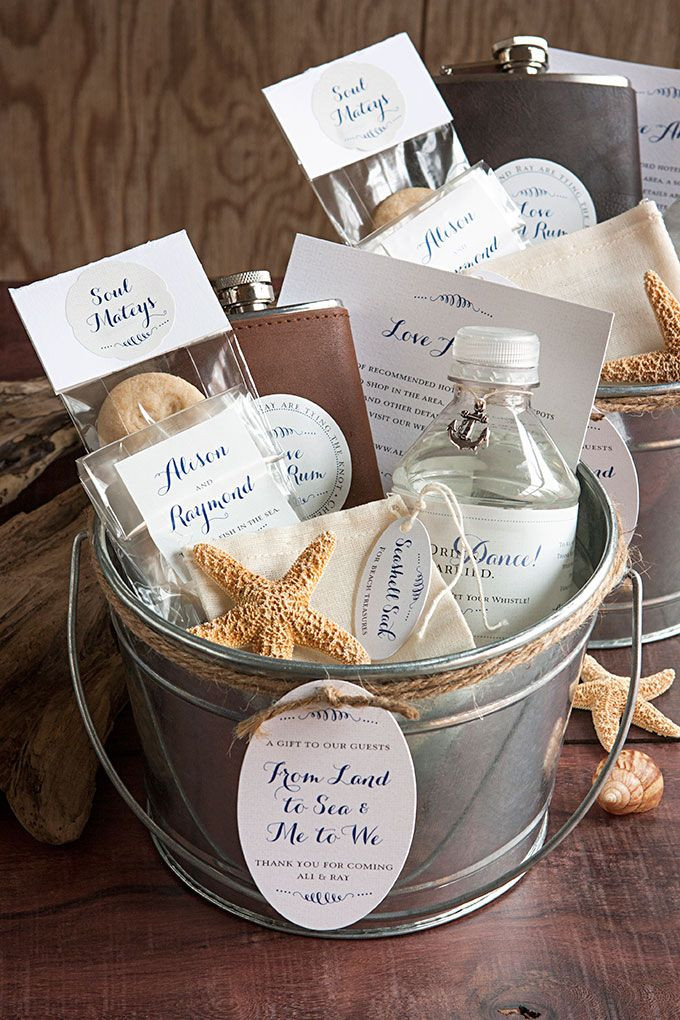 Bridal Shower Gift Basket Ideas For Guests
 Nautical Themed Wedding Wel e Basket