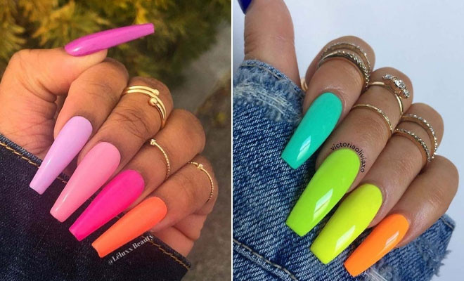 Bright Colored Nail Designs
 23 Colorful Nail Art Designs That Scream Summer