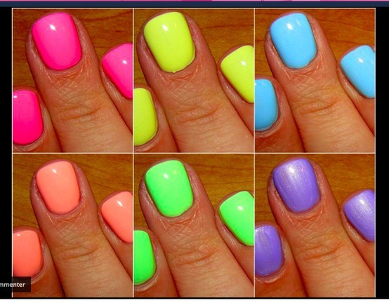 Bright Colored Nail Designs
 Bright Color Nail Designs