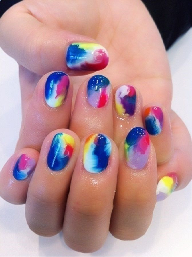 Bright Colored Nail Designs
 15 Colorful Nails for Summer Pretty Designs