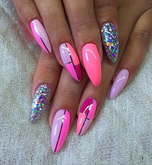 Bright Colored Nail Designs
 Fabulous Summer Stiletto Nail Designs That Will Steal The