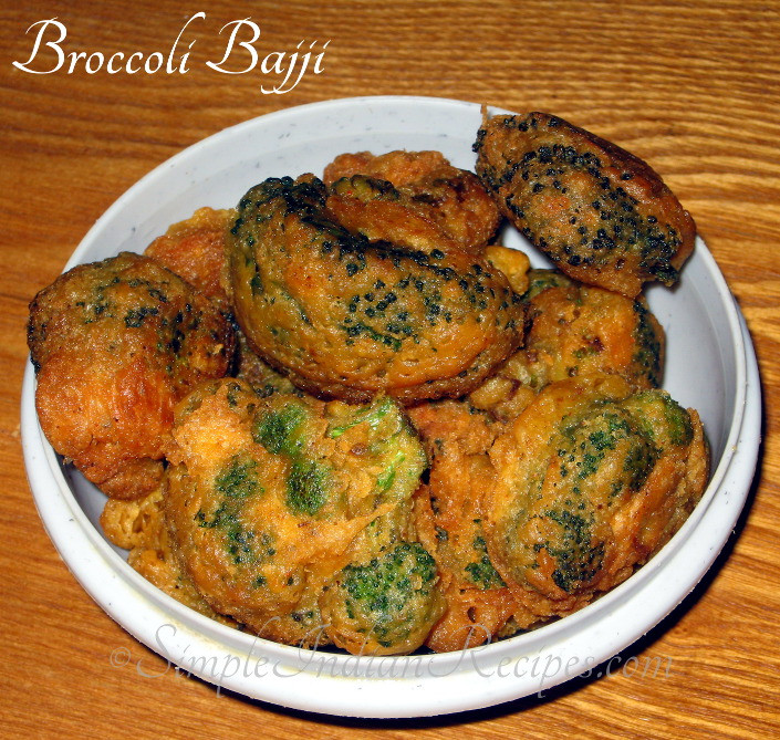 Broccoli Indian Recipes
 Broccoli Bajji Broccoli Deep Fry