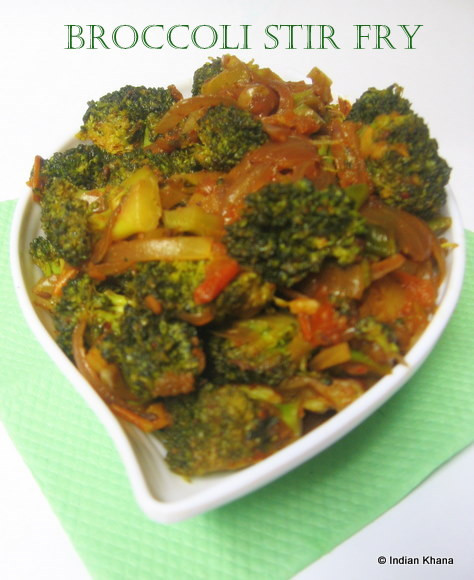 Broccoli Indian Recipes
 Broccoli Stir Fry Recipe Indian Khana