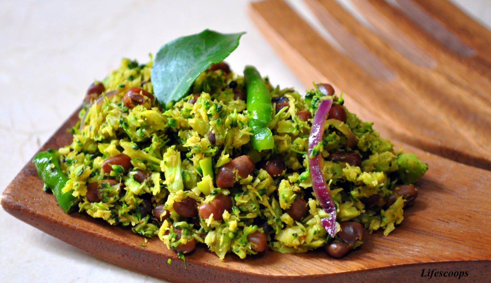 Broccoli Indian Recipes
 Life Scoops Broccoli Vanpayar Thoran Broccoli with Red
