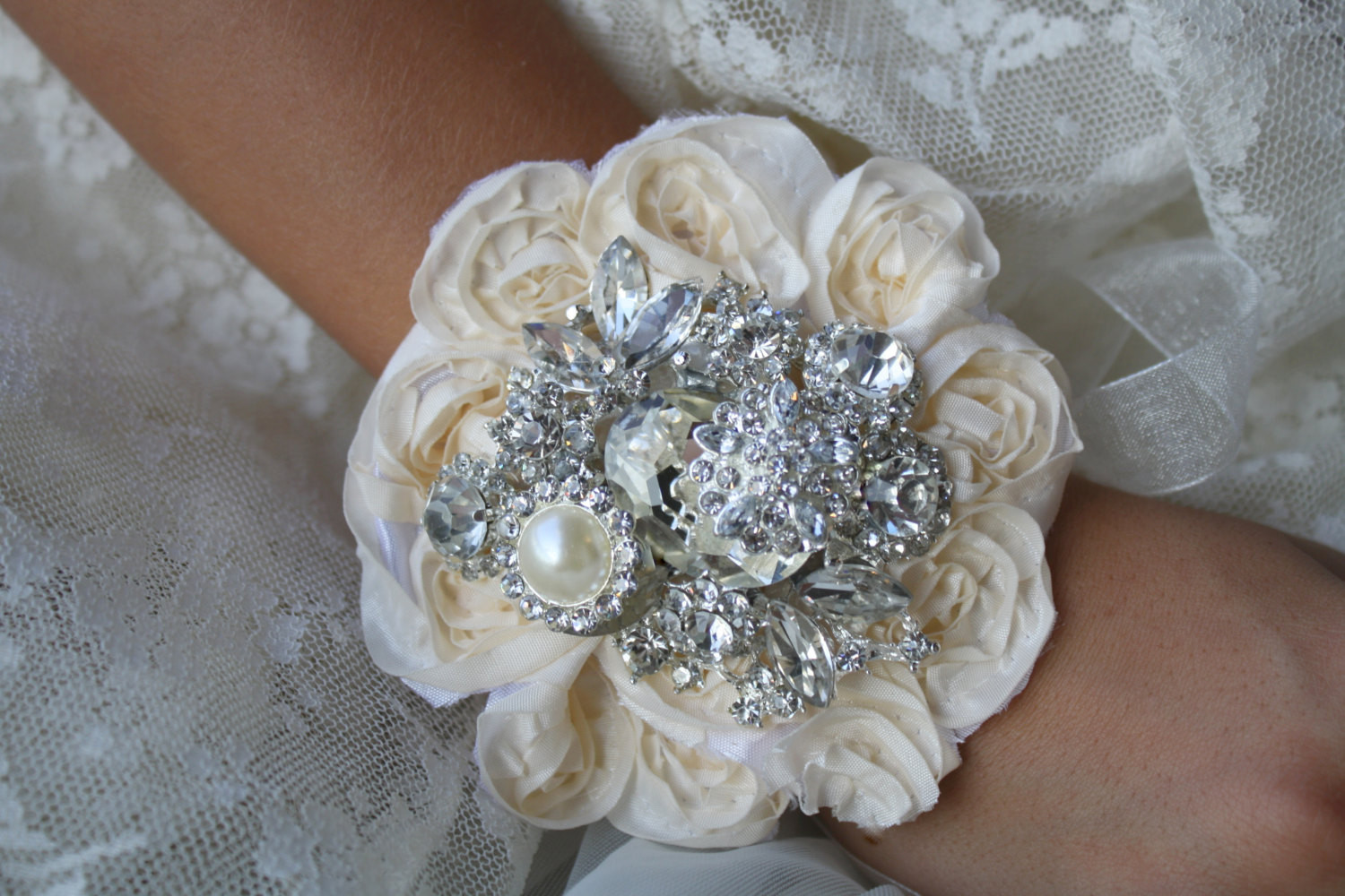 Brooches Corsage
 Wrist Corsage Brooch Wrist Corsage Wedding Bridal Jewelry