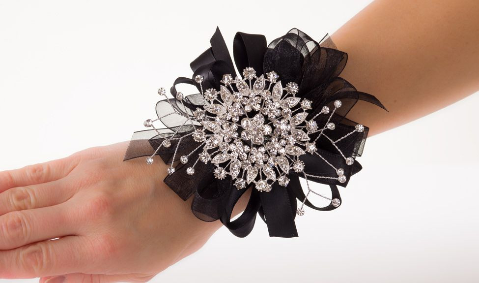 Brooches Corsage
 "Breakfast at Tiffany s" Prom Corsage with Sparkling