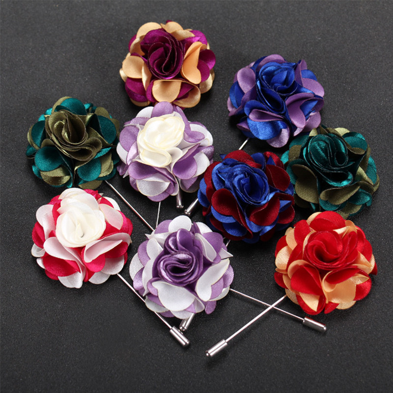 Brooches Hand Made
 Mdiger Brand Handmade Flower Brooches for Men Wedding
