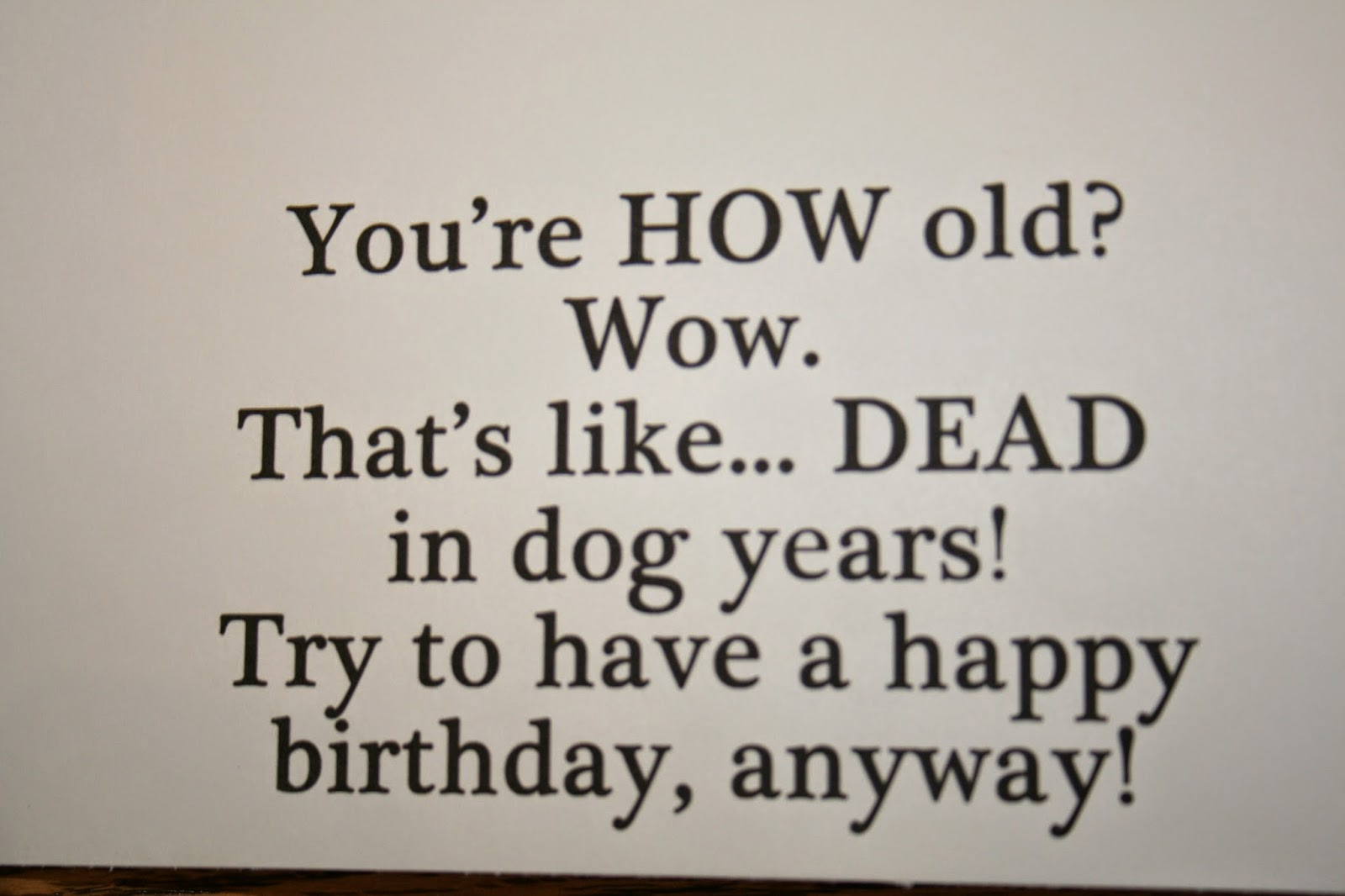 Brother Quotes Funny
 Creative Touch by Krystal Funny Birthday Card for