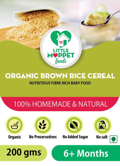 Brown Rice Cereal Baby
 Organic Brown Rice Cereal – MyLittleMoppet Store