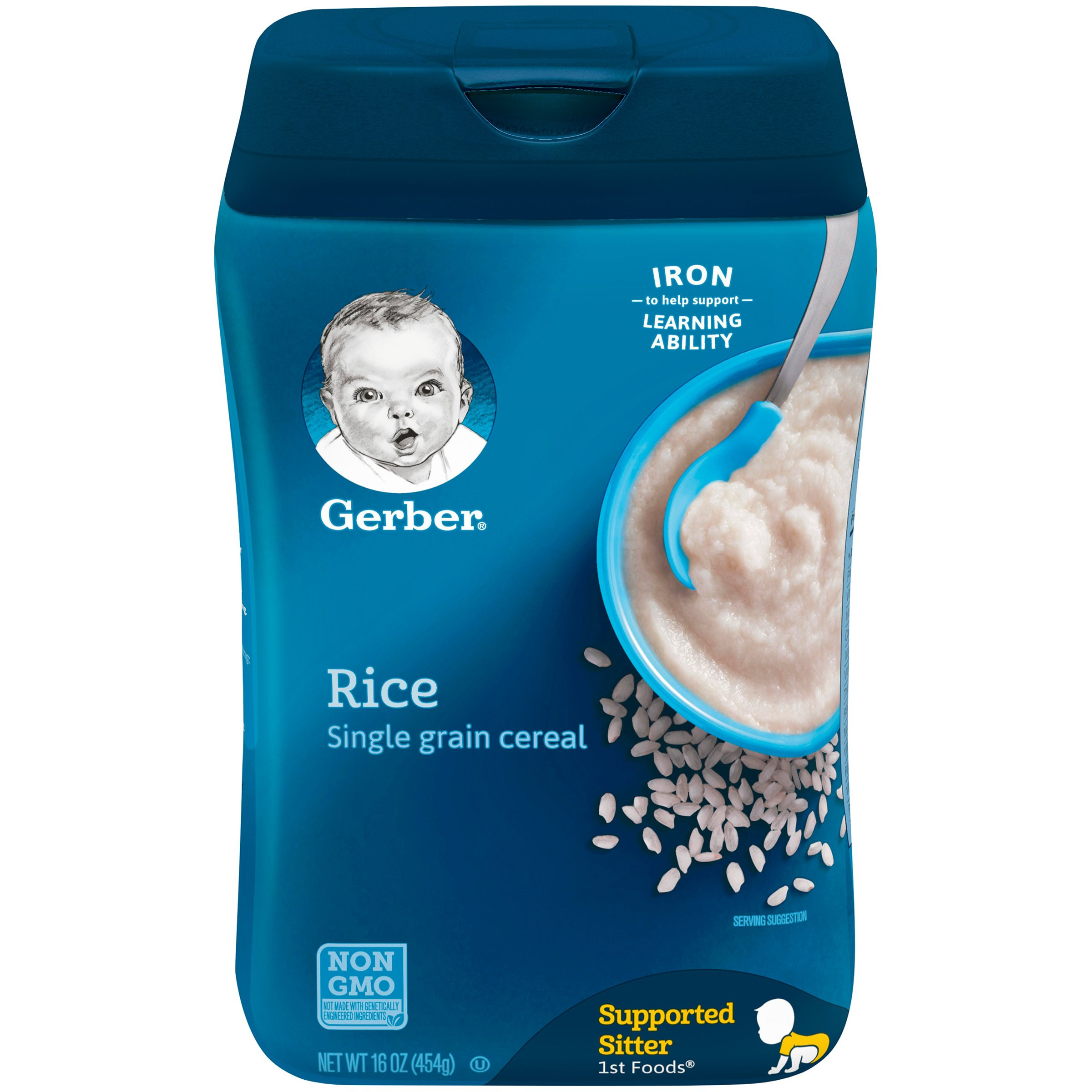 Brown Rice Cereal Baby
 Gerber Baby Cereal Rice 8 Ounce Amazon Grocery