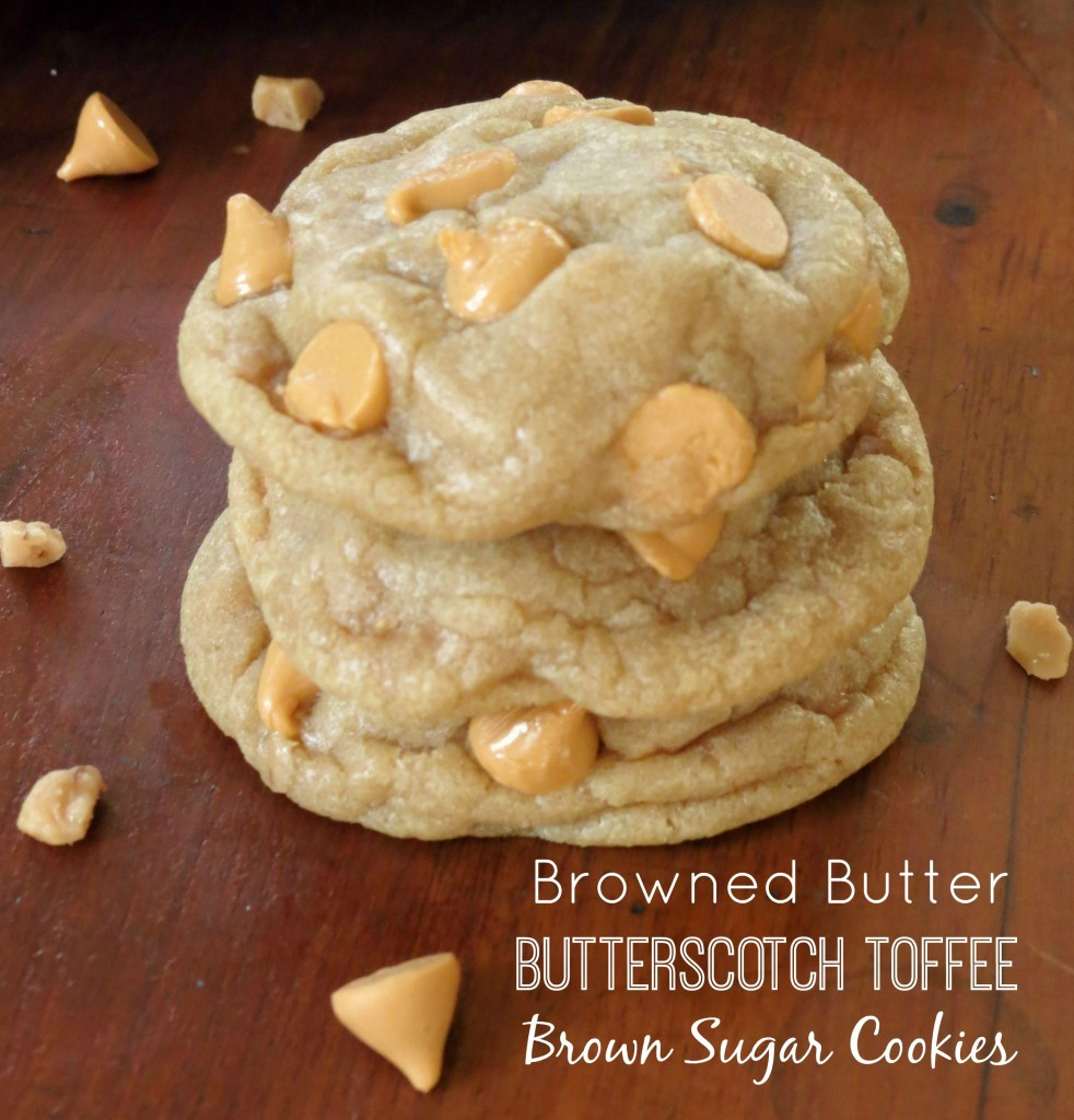 Brown Sugar Butter Cookies
 Browned Butter Butterscotch Toffee Brown Sugar Cookies