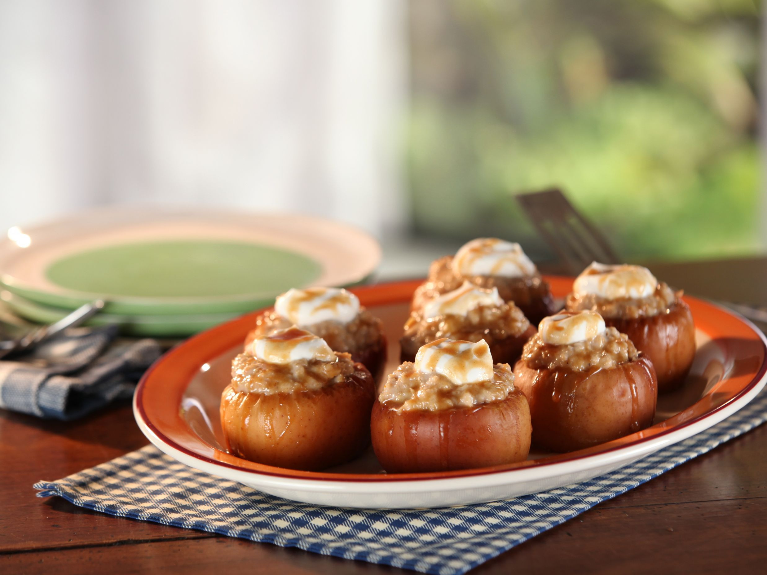 Brunch Desserts Food Network
 Baked Apples with Oatmeal and Yogurt Recipe