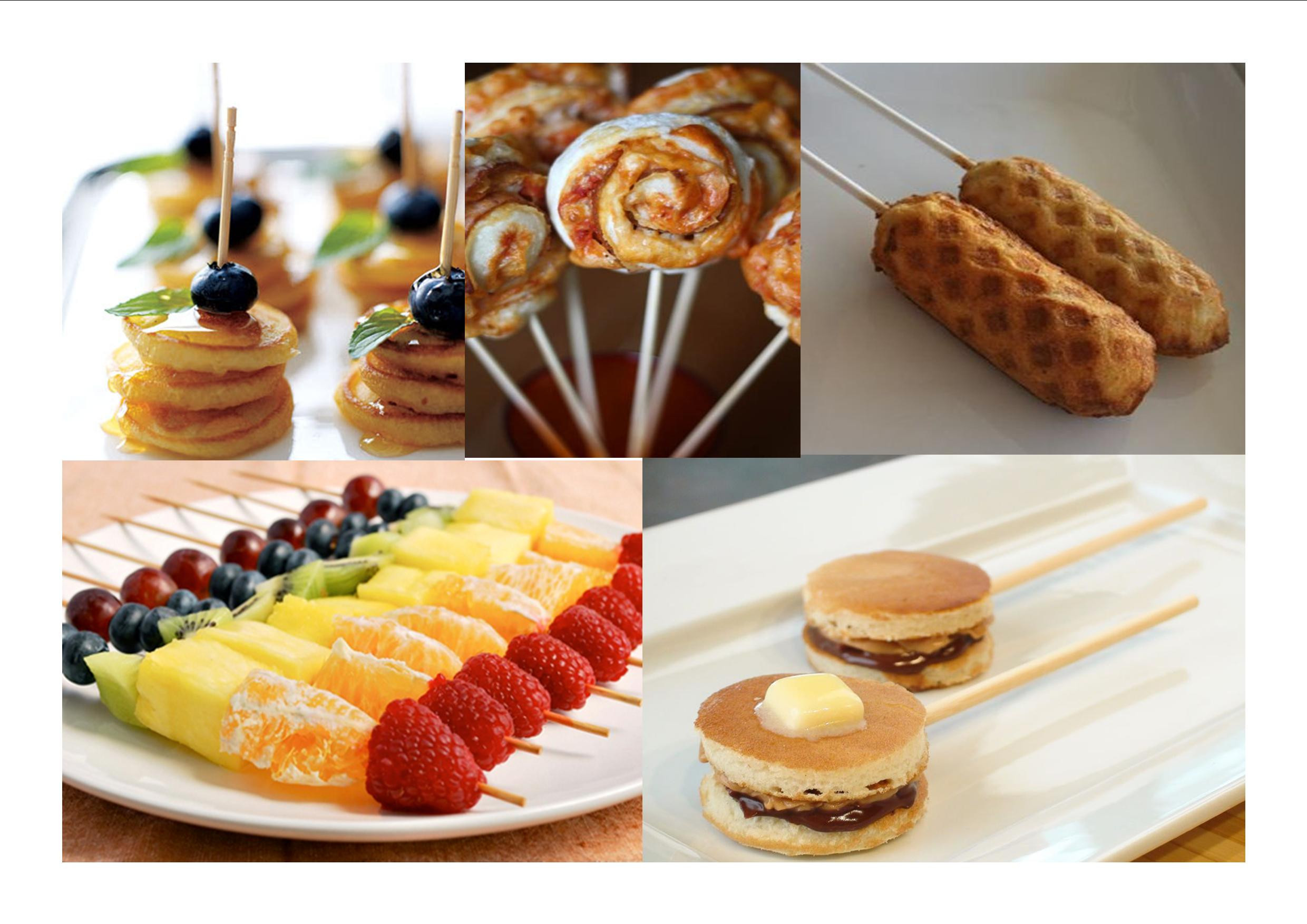 Brunch Party Food Ideas
 Food on a Stick