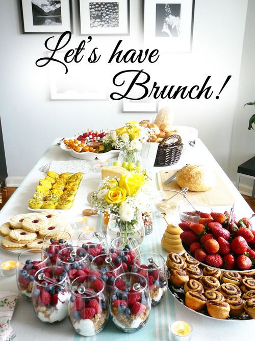 Brunch Party Food Ideas
 LOVELY BRUNCH AT HOME