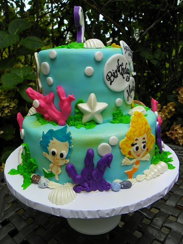 Bubble Guppie Birthday Cake
 Plumeria Cake Studio Bubble Guppies Birthday Cake