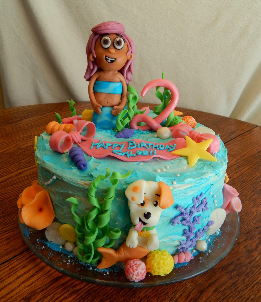 Bubble Guppie Birthday Cake
 Bubble Guppies Cake CakeCentral