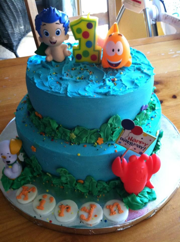 Bubble Guppie Birthday Cake
 Introducing Bubble Guppies Cake for my Ki