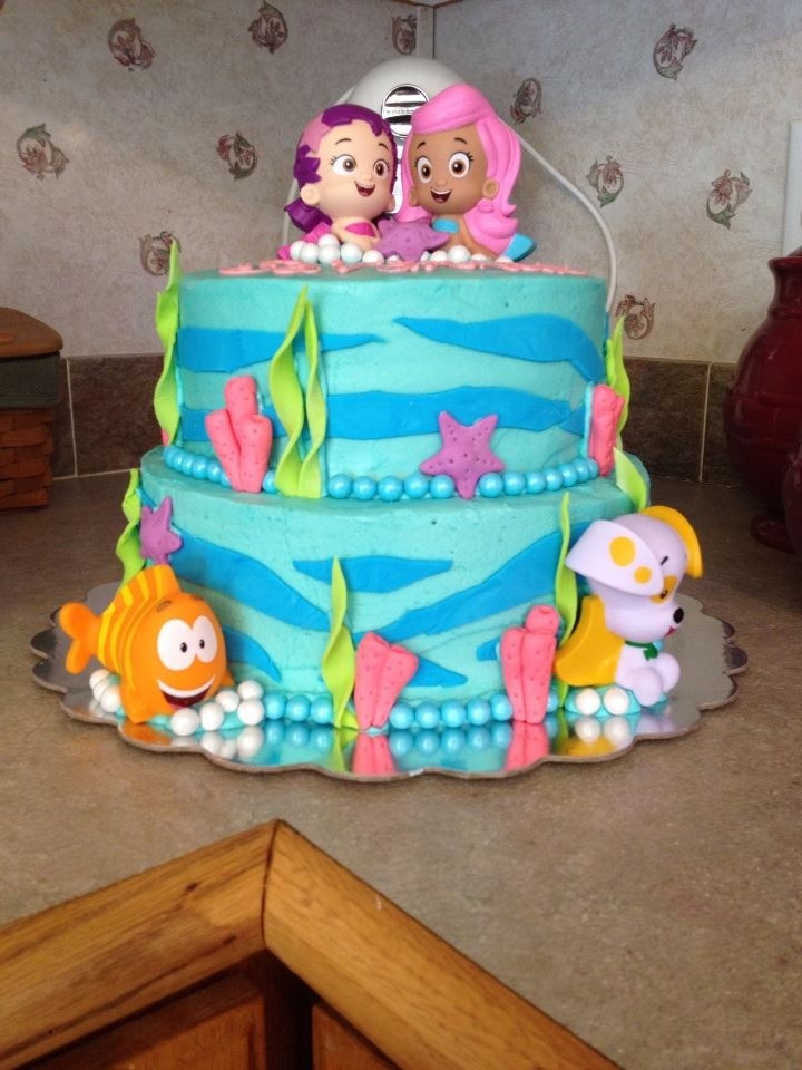 Bubble Guppie Birthday Cake
 Bubble Guppies Birthday Cake CakeCentral