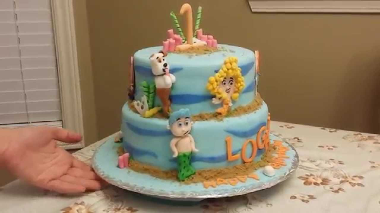 Bubble Guppie Birthday Cake
 The Bubble Guppies Theme Birthday Cake