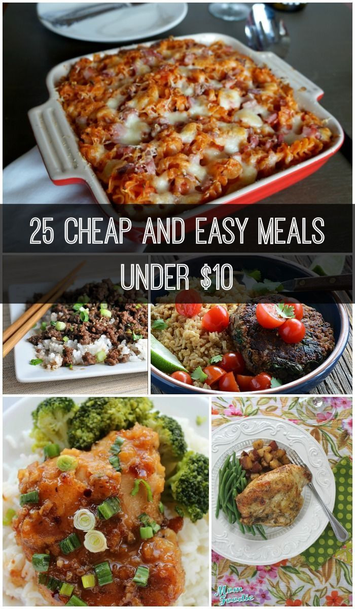 Budget Dinner Ideas
 Stuck in a dinner time rut and need some new but cheap