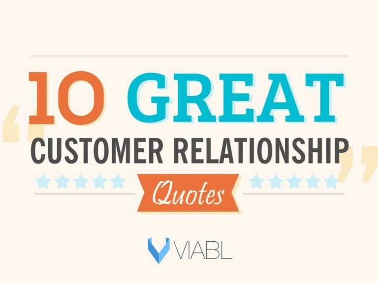 Build Relationship Quotes
 10 Great Customer Relationship Quotes