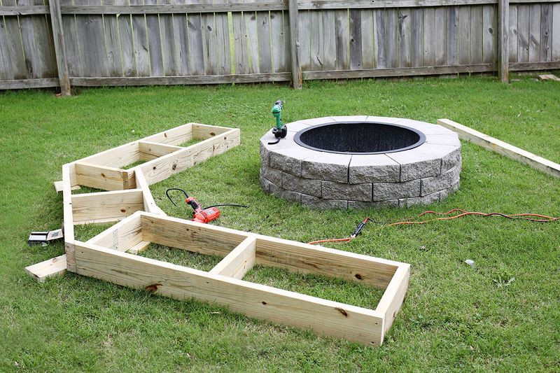 Build Your Own Firepit
 Build Your Own Curved Fire Pit Bench A Beautiful Mess