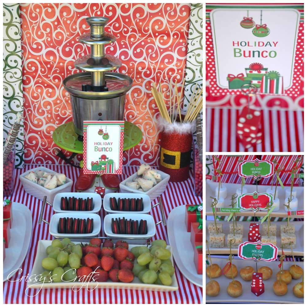 The top 25 Ideas About Bunco Christmas Party Ideas  Home, Family