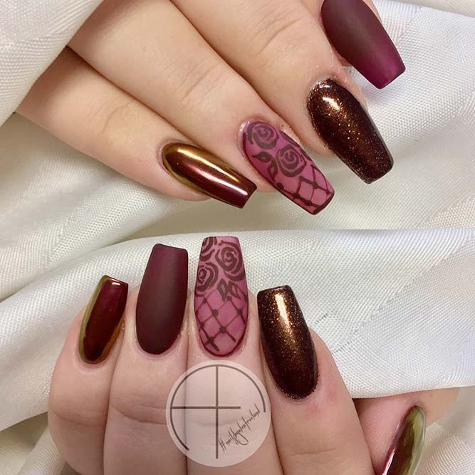 Burgundy Nail Ideas
 21 Stunning Burgundy Nails Designs That will Conquer Your
