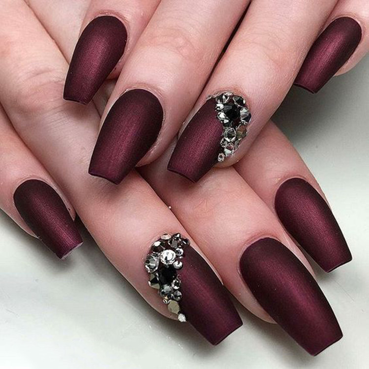 Burgundy Nail Ideas
 Burgundy Nails Archives Latest Fashion Trends for Women