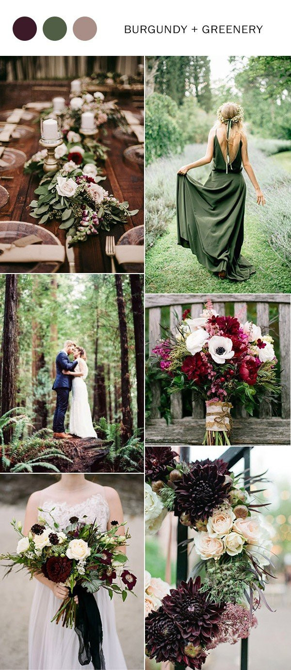 Burgundy Wedding Colors
 Trending 5 Perfect Burgundy Wedding Color Ideas to Love
