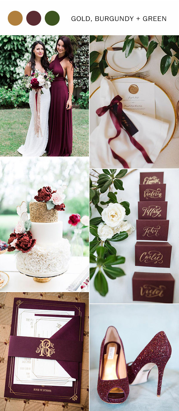 Burgundy Wedding Colors
 3 Types of Fall Wedding Color Ideas Which Brimming