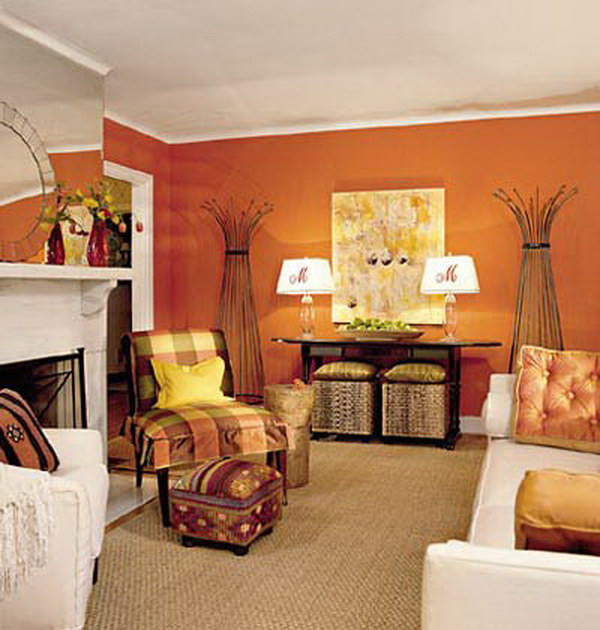 Burnt Orange Living Room Ideas
 Pretty Living Room Colors For Inspiration Hative