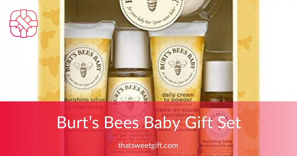 Burts Bees Baby Gift Sets
 Burt s Bees Baby Gift Set No Parabens and SLS Free