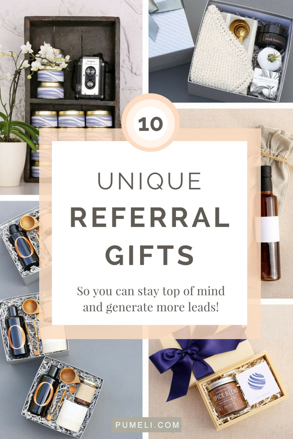 Business Thank You Gift Ideas
 Referral Marketing Program 10 Effective Thank You Gifts