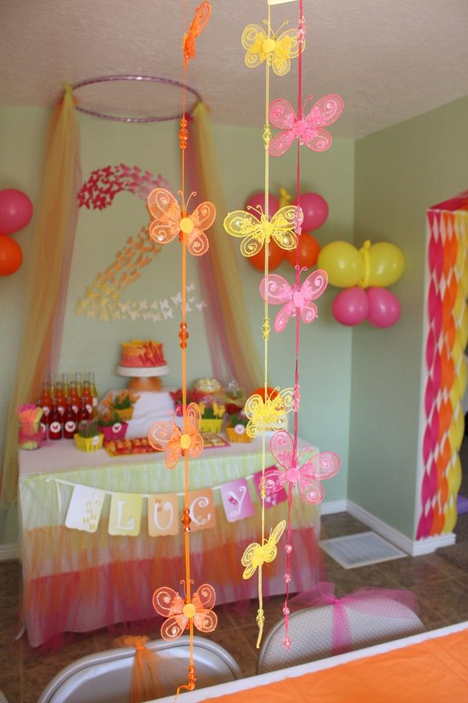 Butterfly Kids Decor
 Butterfly Themed Birthday Party Decorations