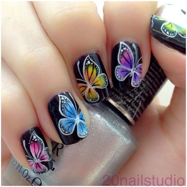 Butterfly Nail Designs
 16 Breath Taking Butterfly Nail Designs Pretty Designs