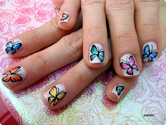 Butterfly Nail Designs
 Butterfly Nail Art Designs Modern Ideas to Manicure 20