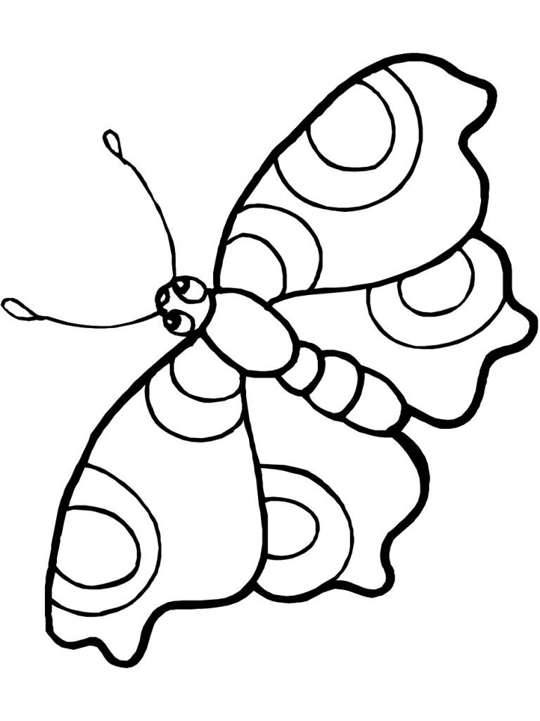 Butterfly Printable Coloring Pages
 Free Printable Butterfly Coloring Pages For Kids