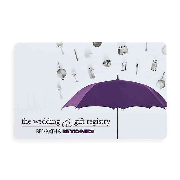 Buy Buy Baby Gift Card At Bed Bath And Beyond
 "The Wedding & Gift Registry" Bridal Shower Gift Card $100
