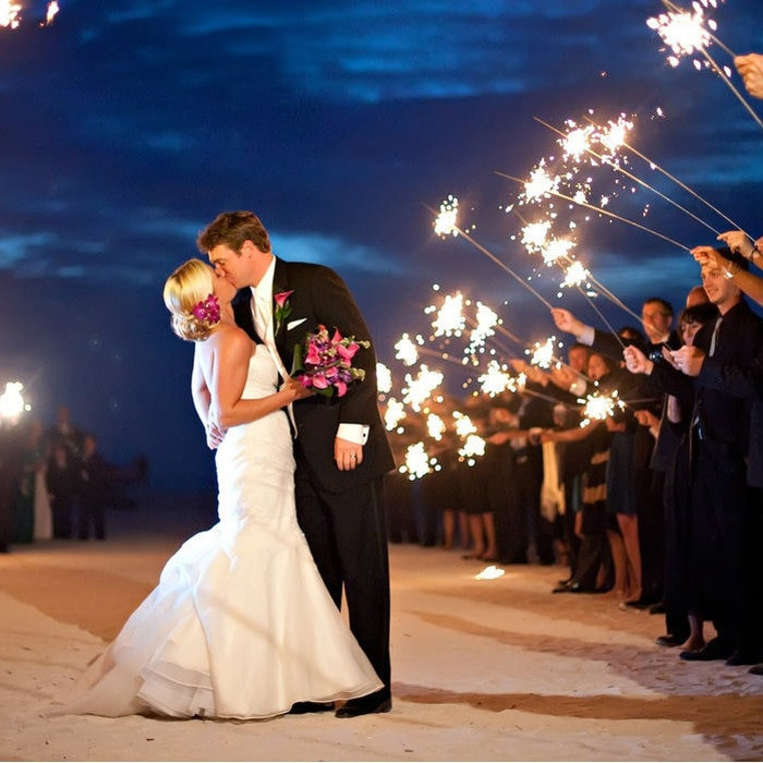 Buy Wedding Sparklers
 36" Gold Sparklers – Long Sparklers for Weddings and