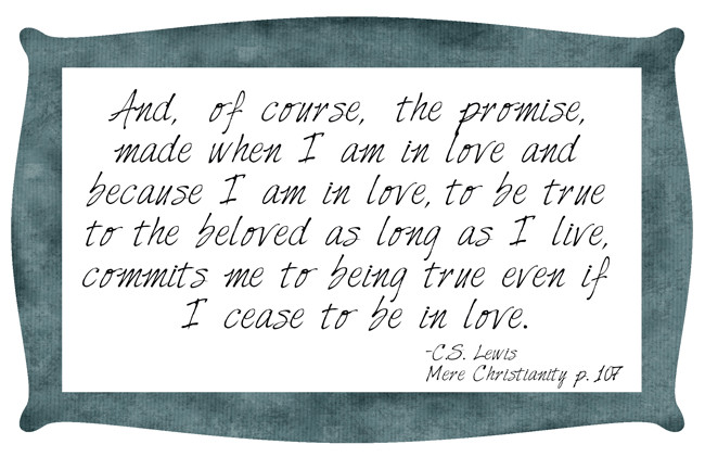C S Lewis Quotes On Marriage
 Covenant Relationships Celebrating 7 Days of Marriage